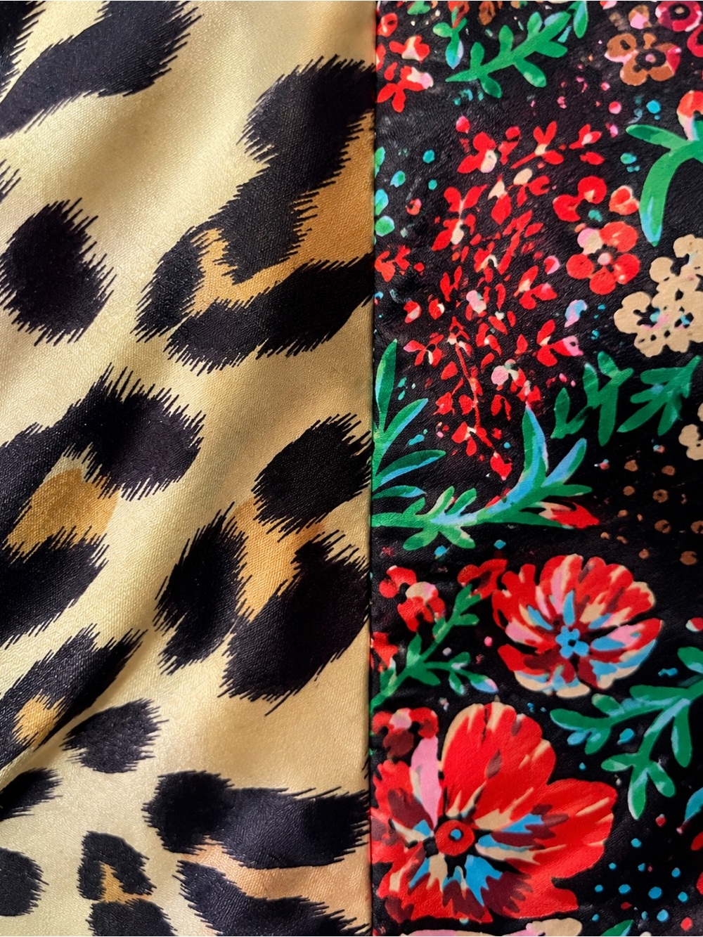 Scotch & Soda Floral and Leopard Print Multicolor Bomber Jacket - Picture 4 of 7